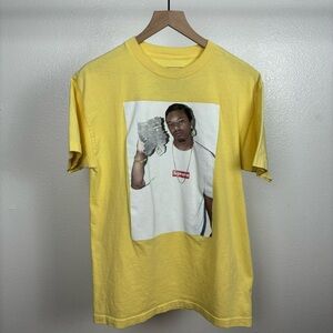 Supreme Paypa Boy Money Stack Photo T Shirt Size Medium Yellow Dream Big Team